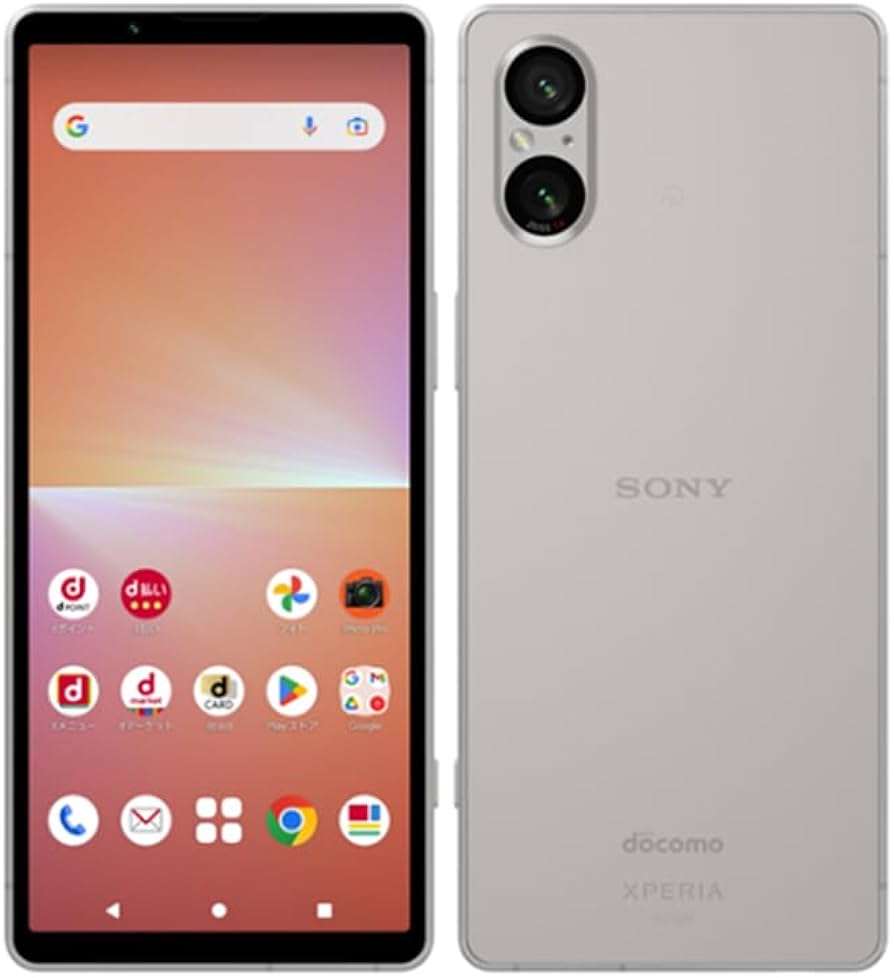 <7546>Xperia 5 V 128GB ・国内版SO-53D Amazon | Xperia 5 V SO-53D, プラチナシルバー, 128GB, ドコモ